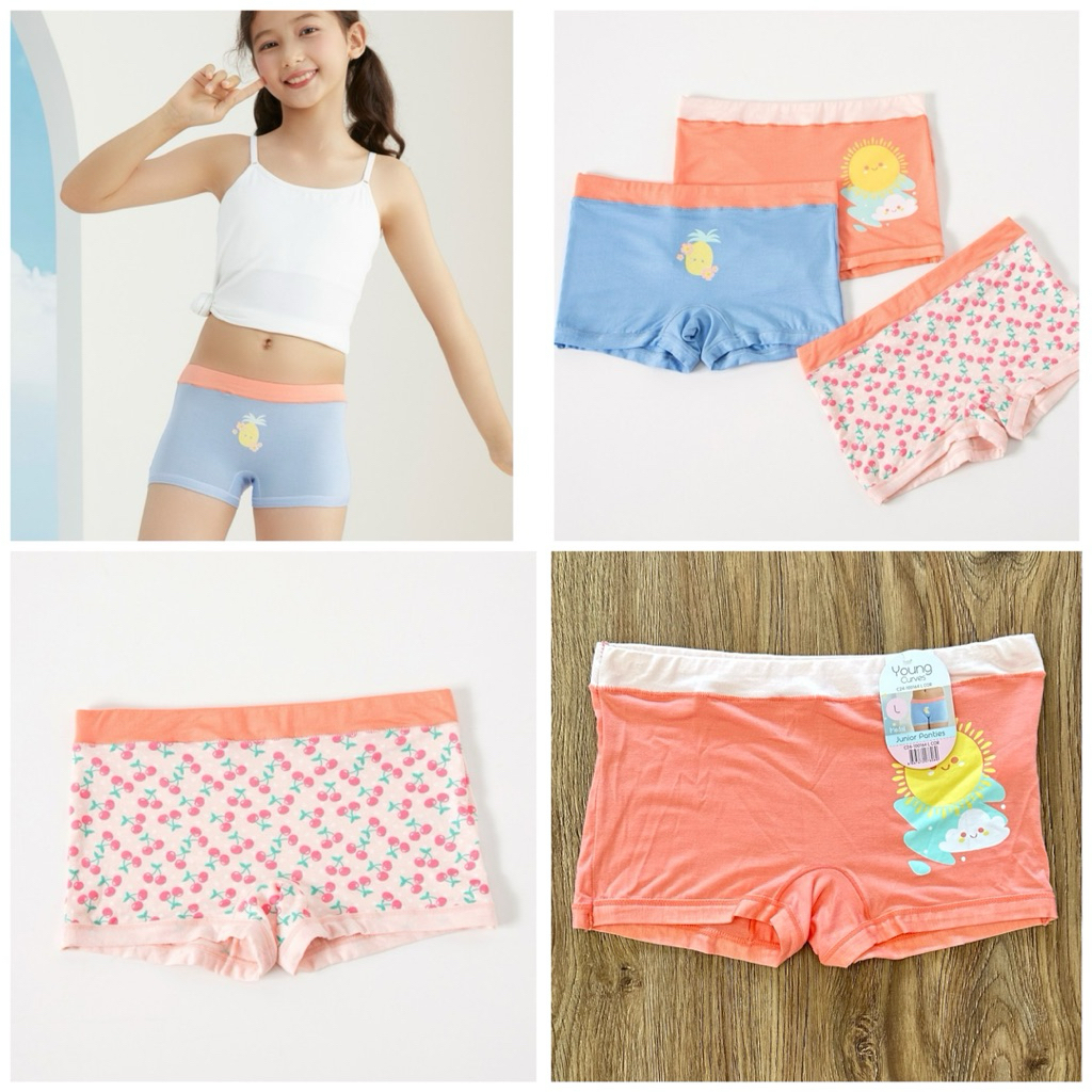 Young curves celana dalam anak katun modal C24-100164 branded