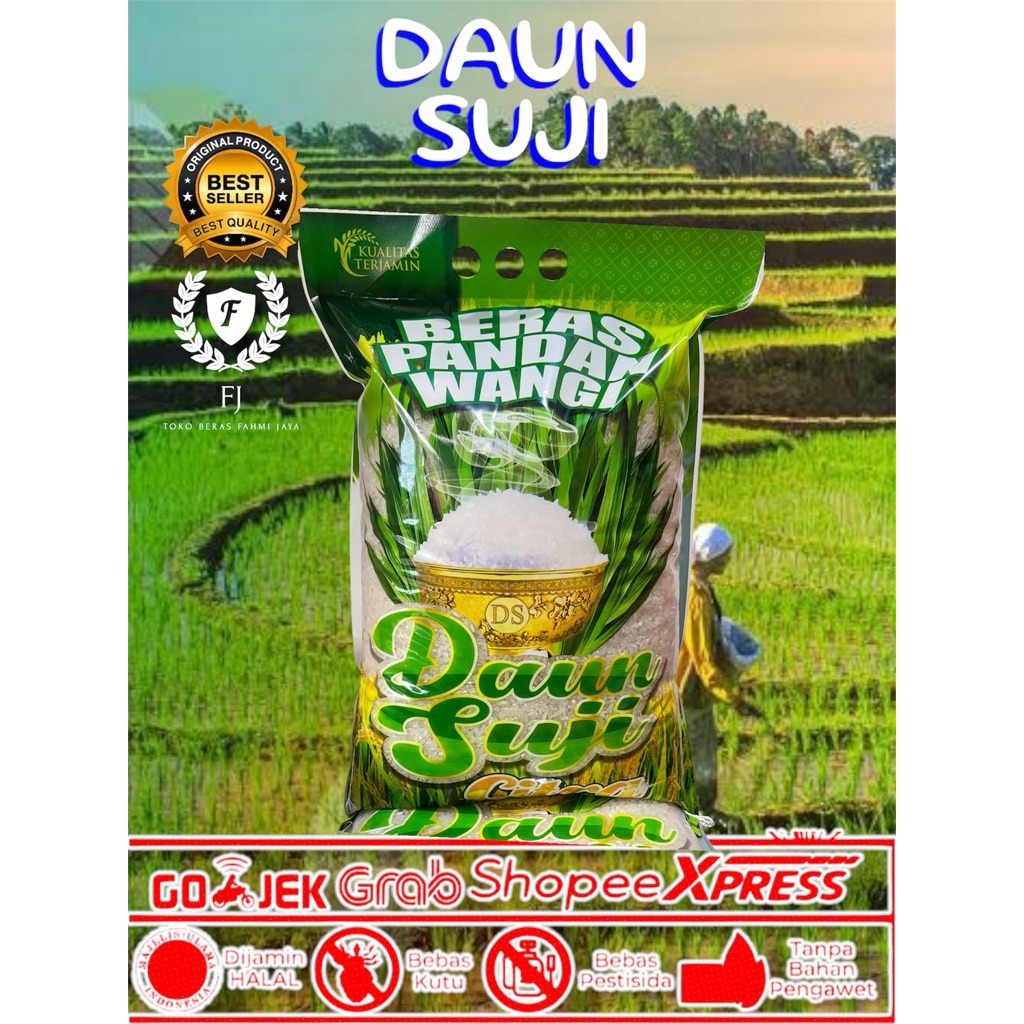 

BERAS DAUN SUJI PANDAN WANGI 5KG 10KG 20KG