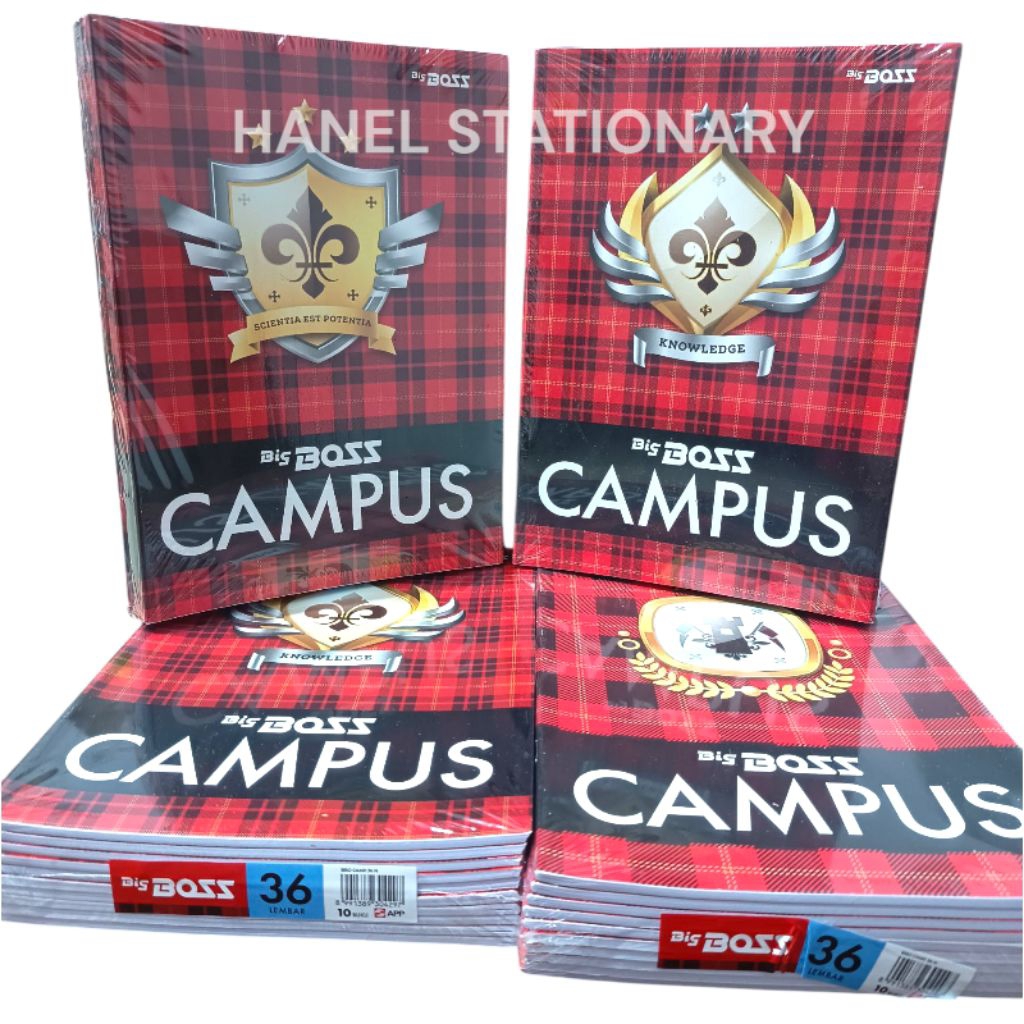 

1Pack Buku Tulis Big Boss Campus 36 Lembar Isi 10 Pcs
