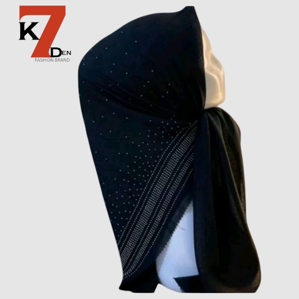 hijab segi empat payet pres mewah Hijab Segi Empat Payet Swarosky Sultan Glamour