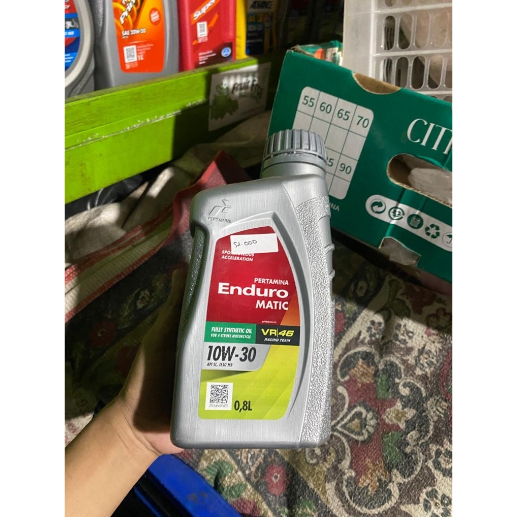 OLI ENDURO MATIC 0,8L KEMASAN NEW / OLI MOTOR ENDURO MATIC