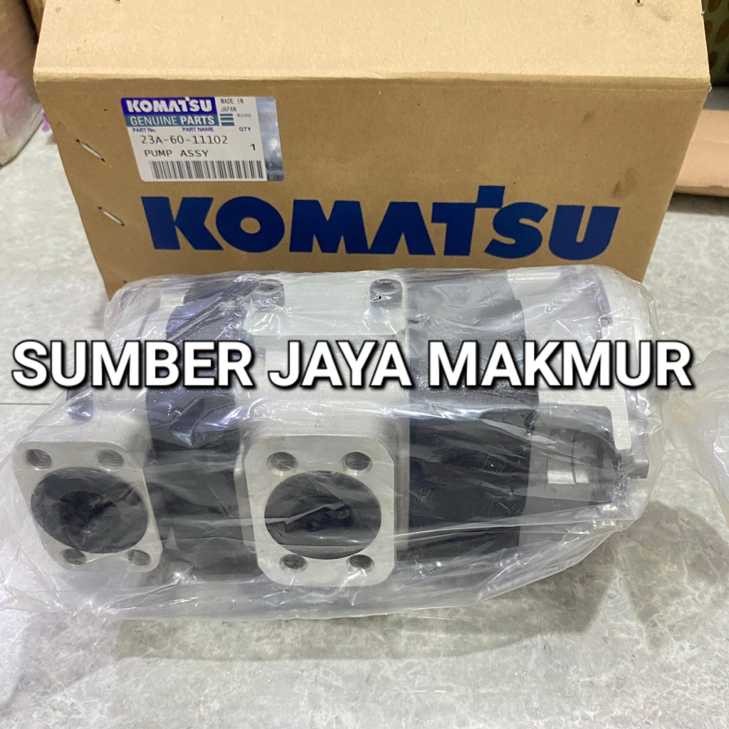 Hydraulic Pump Komatsu Grader GD 511A/ GD 510A P/N 23A-60-11102 GENUINE JAPAN