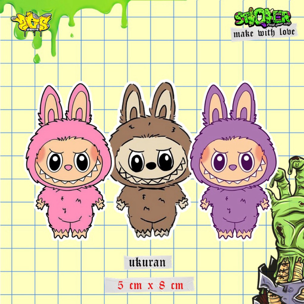 

sticker | satuan | tahan air & berkualitas | bahan ( vinyl glossy / hologram )