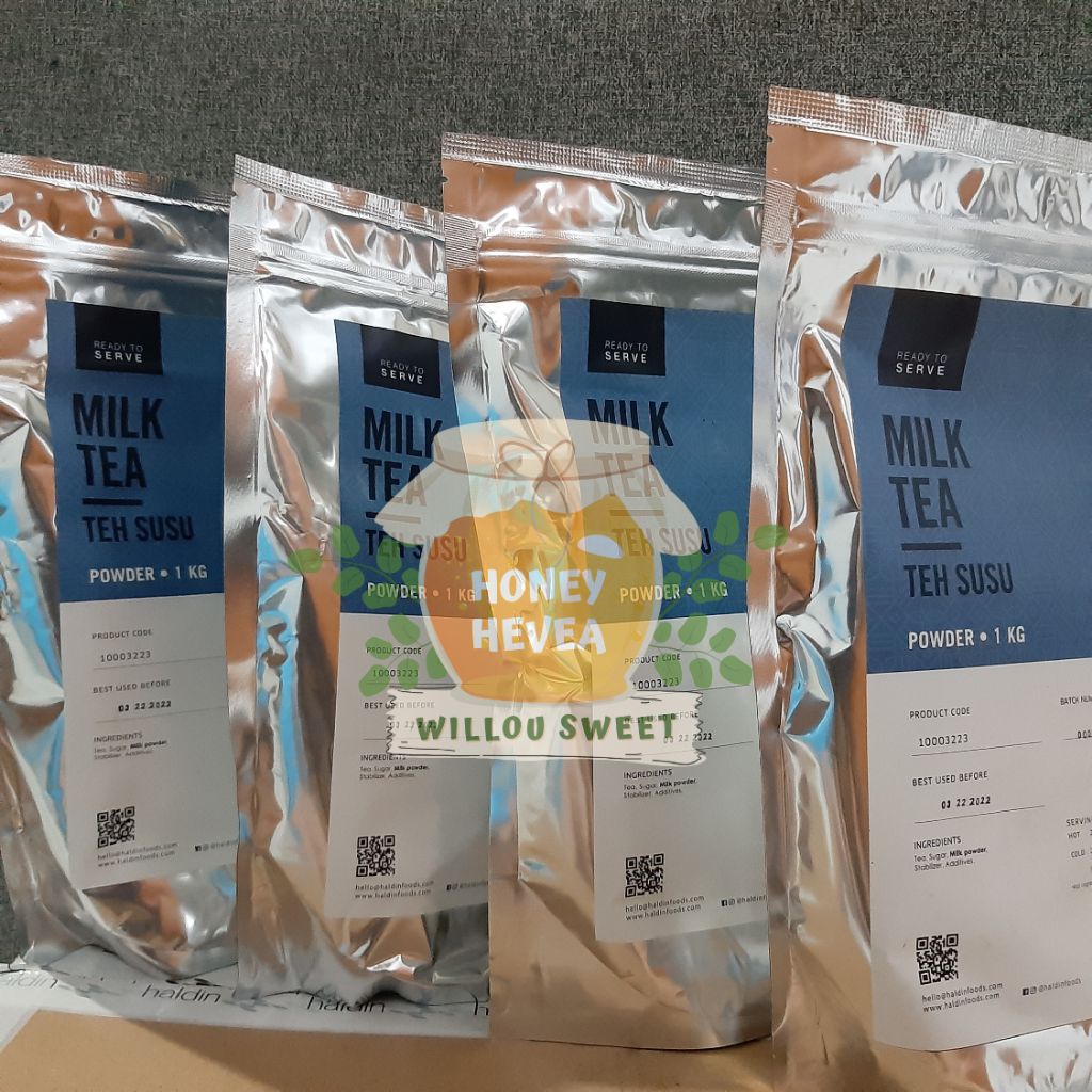 

MILK TEA Instant Powder 1kg by haldinfoods [Produk Favorit]
