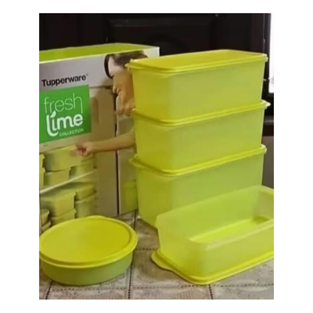 Fresh Lime Collection / Tupperware Kotak Penyimpanan
