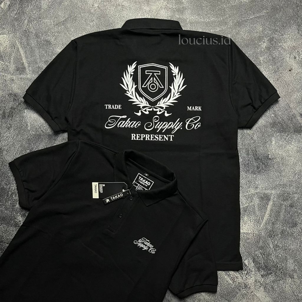 Poloshirt Pria T K O Motif Sablonan Plastisol Authentic  Kaos Kerah Pria Distro Original Brand Lokal