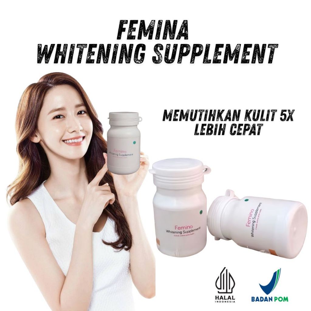 whitening femina supplement pemutih seluruh badan 100% original