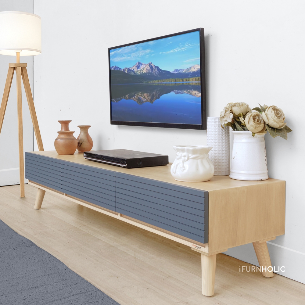 IFURNHOLIC Brix TV Cabinet | Meja tv Minimalis | Lemari TV Minimalis Modern Terbaru | Buffet TV