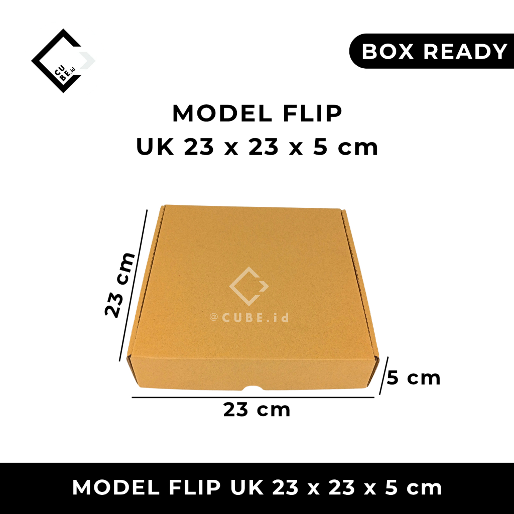 

DUS MODEL FLIP / CORRUGATED FLIP BOX uk 23 x 23 x 5 cm
