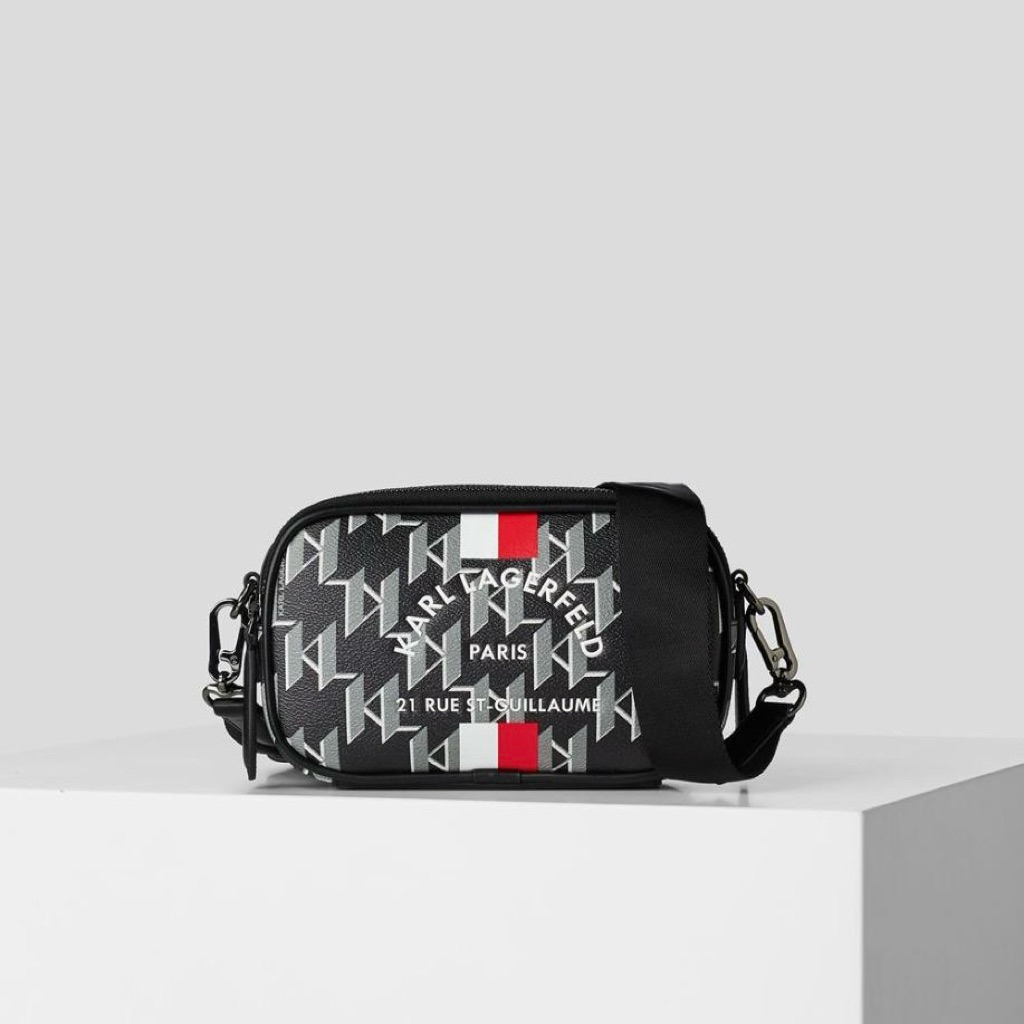 KARL LAGERFELD KL Rue St-Guillaume RSG Monogram Camera Crossbody Bag