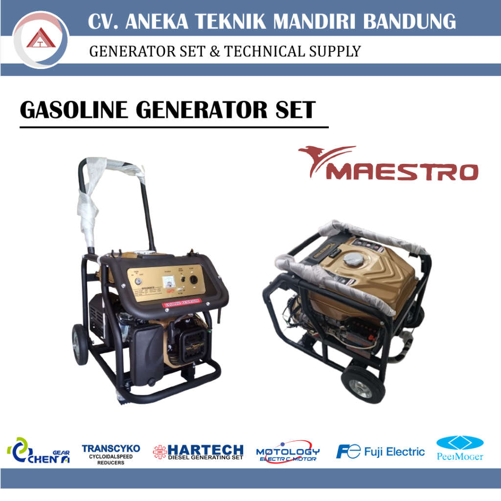 MAESTRO GENSET GASOLINE OPEN TYPE / GENSET MAESTRO / GENSET MURAH / GENSET OPEN / GENSET BENSIN / GE