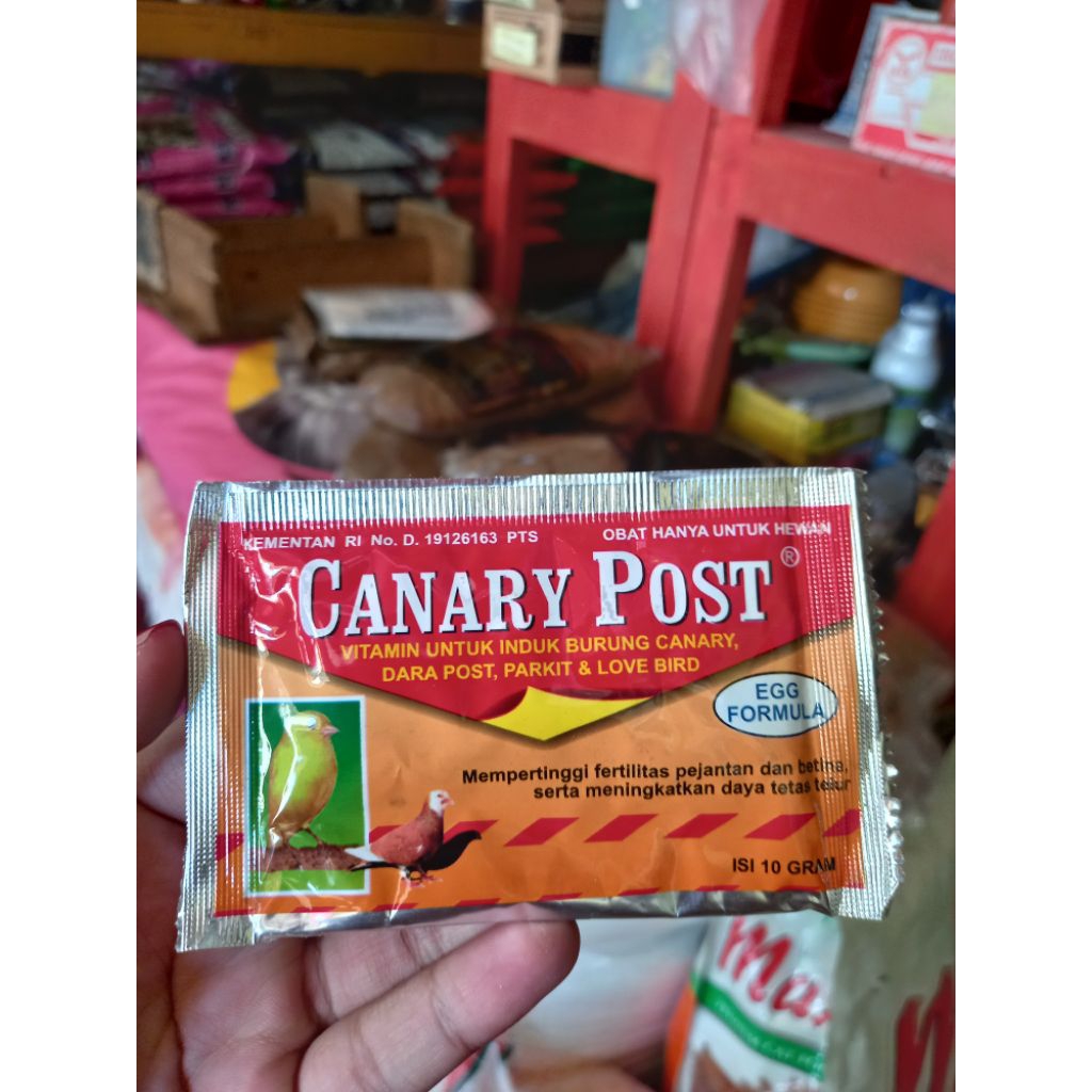 Canary Post Vitamin Induk Canary, Dara, Love Bird & Parkit