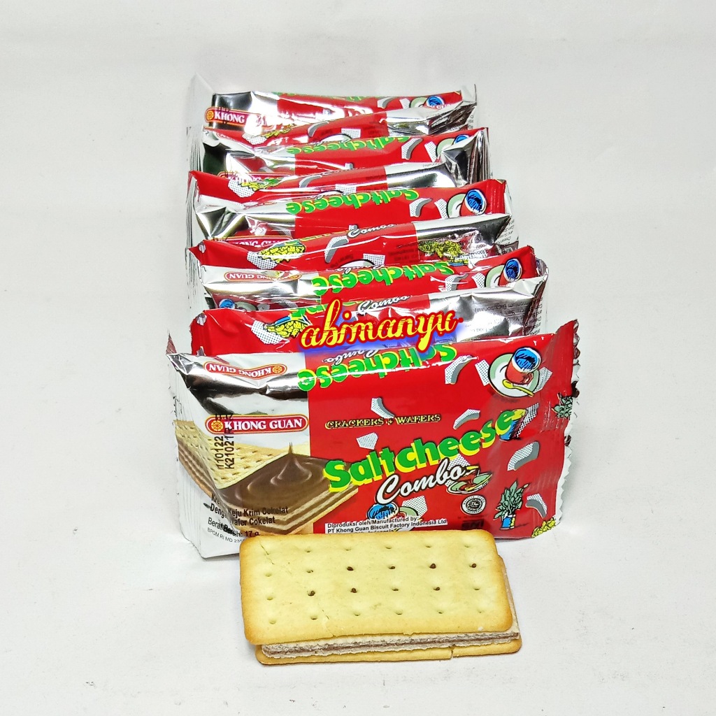 

SALTCHEESE WAFER COMBO COKLAT KHONG GUAN PACK ISI 10 PCS