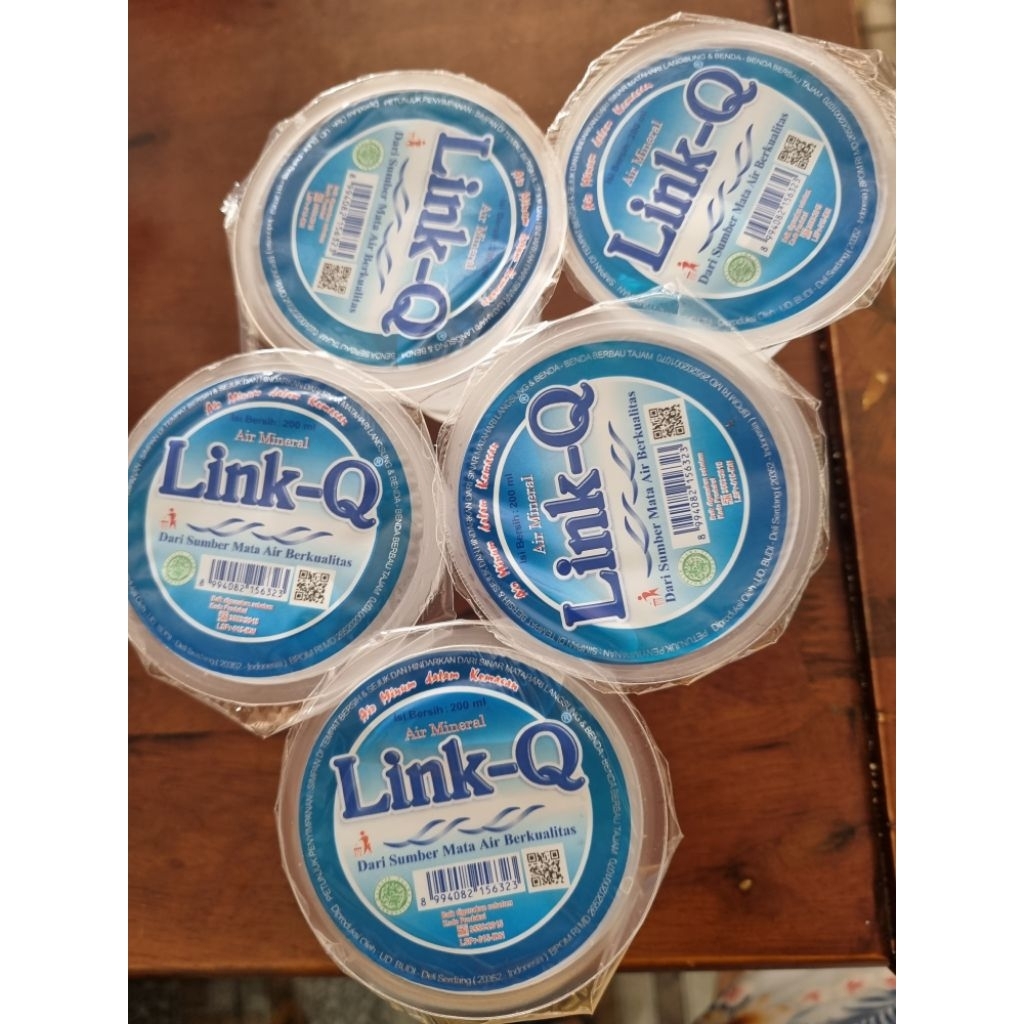 

LINK-Q CUP / AIR MINERAL LINK Q CUP GELAS 200ml harga per PCS TERMURAH [PROMO]