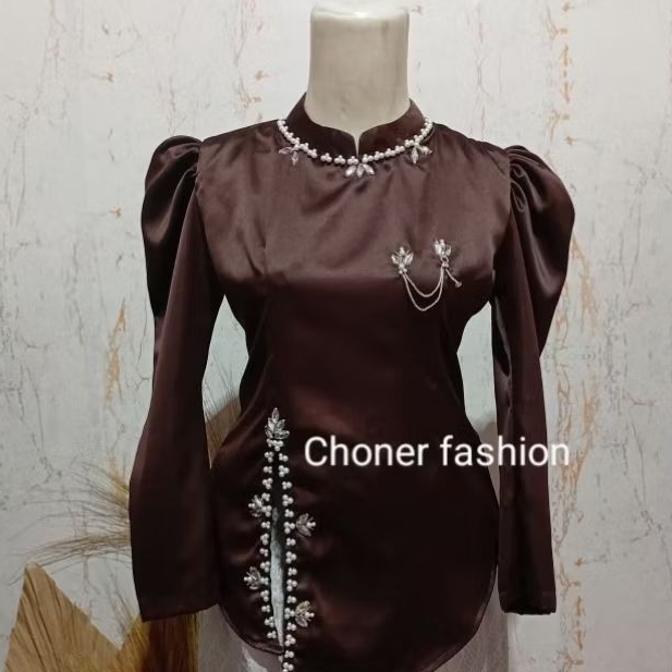 Aleaa setelan kurung melayu rok satin/rok polos