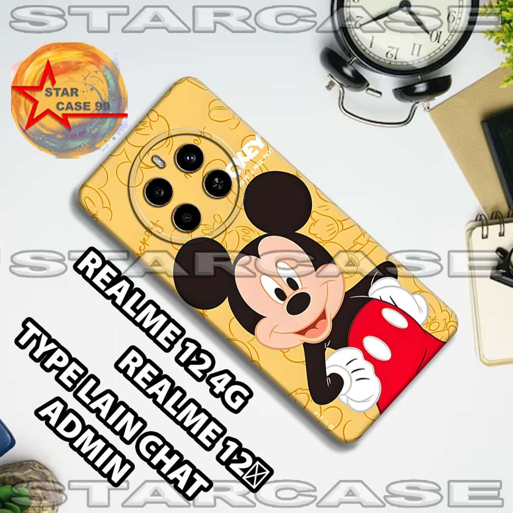 Softcase karet realme 12 4g | realme 12+/S1/Motif cartoon/case realme 12 4g | realme 12+/casing Real