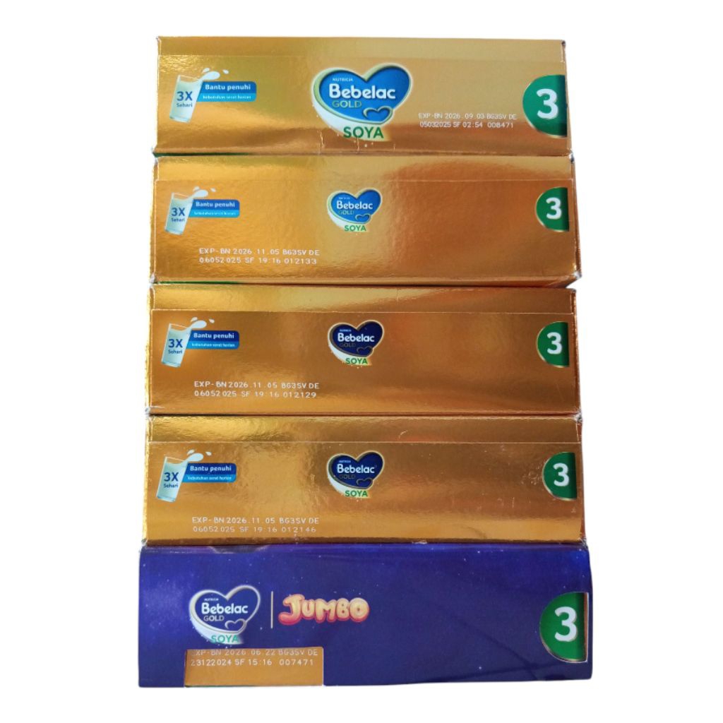 

BEBELAC GOLD SOYA 3 Susu Bubuk Rasa Vanila 700gr KEMASAN BOX