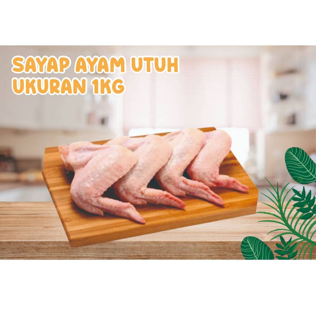 

SAYAP AYAM UTUH 1KG/ Sayap Ayam Broiler / Sayap Murah / Sayap Premium