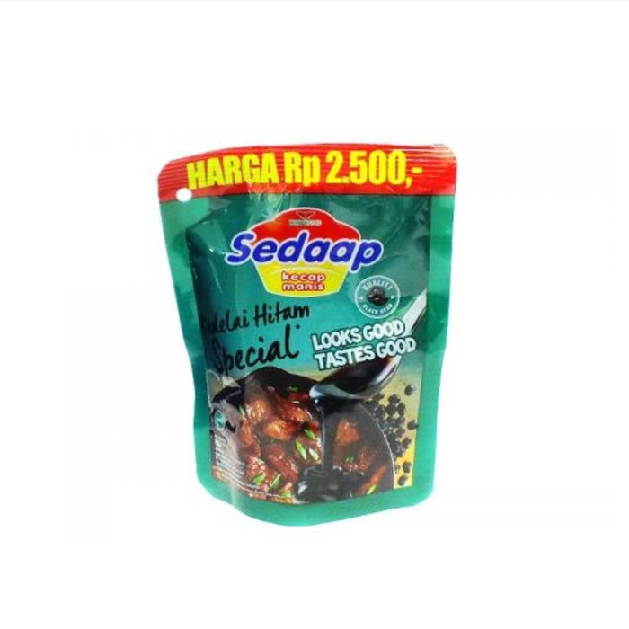 

Sedaap Kecap Manis Kedelai Hitam Spesial 77g - Sayur Segar Instan Malang