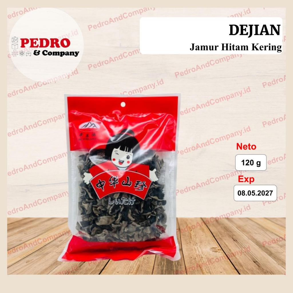 

DeJian Jamue Hitam Kering Dried Roasted Black Fungus 120 gram