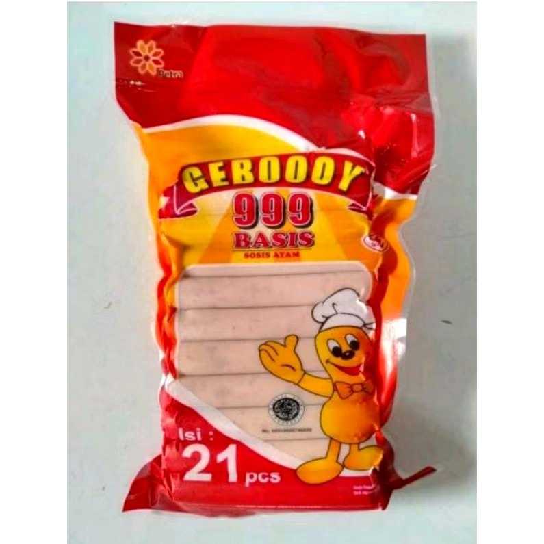 

Geboyy Sosis Ayam Putih 999 Isi 21 Pcs