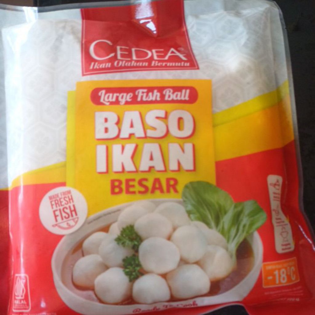 

Cedea baso ikan besar 500 gr