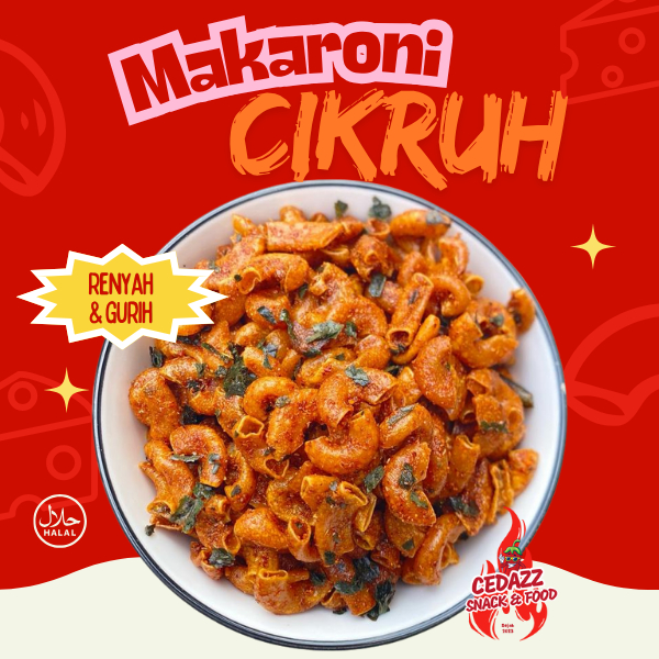 

Makaroni CIKRUH pedas daun jeruk tidak keras 250 gram