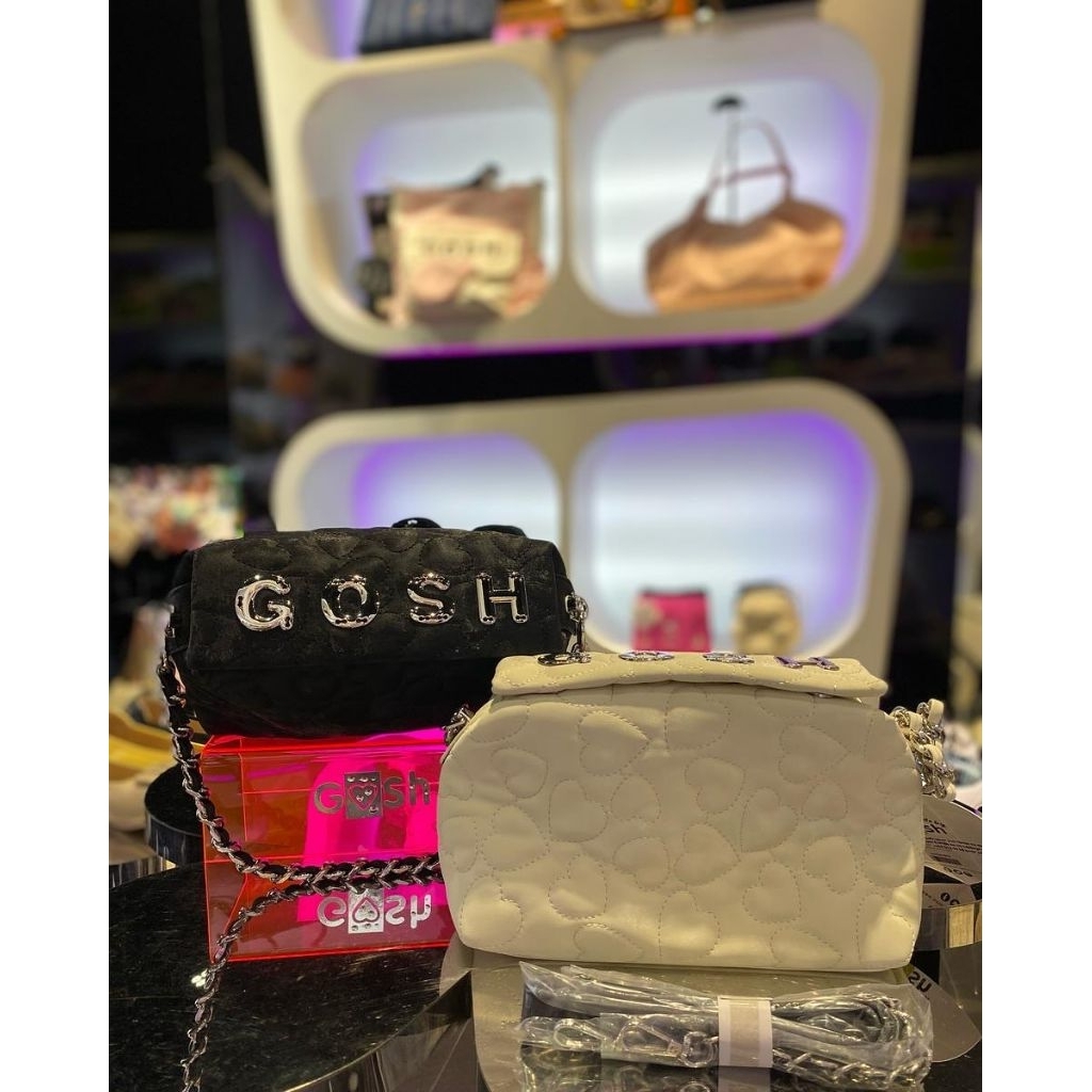 [Bisa COD] Ready Tas Gosh Original New art 357 Black Off White