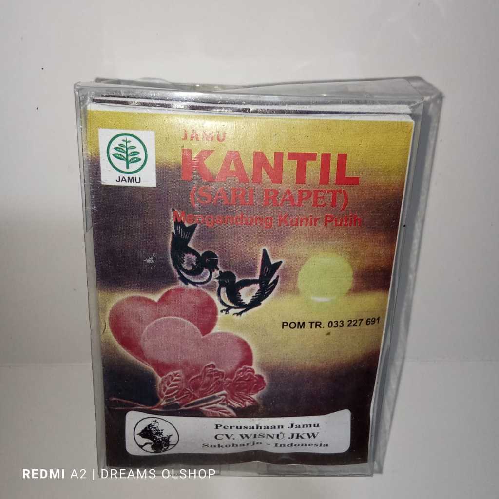 

Jamu Kantil Sari Rapet Wisnu 10pcs | Obat herbal keputihan berlendir gatel bau dll