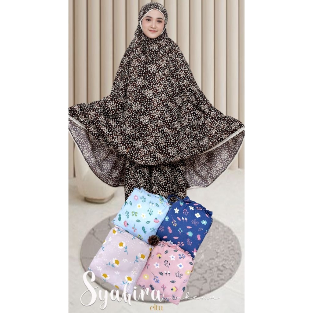 ELTU - Mukena Dewasa Rayon Motif Syahira Mukena Eltu