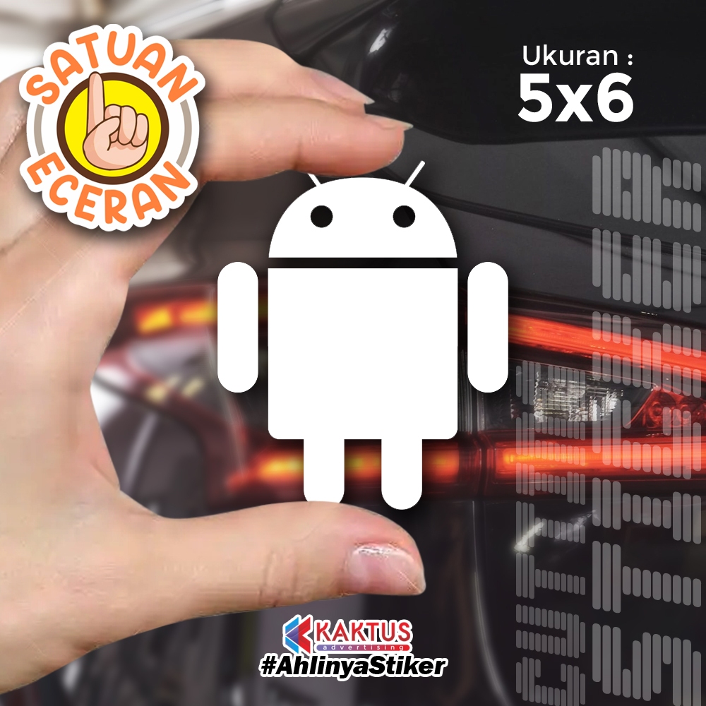 

(SATUAN) Stiker Android Cutting Murah