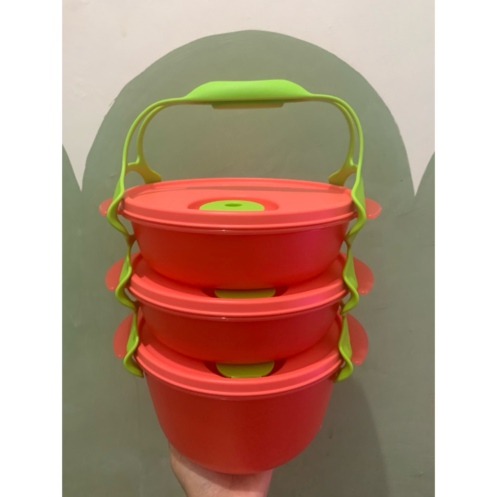 Carry All Bowl Tupperware Rantang Bulat Limited Collection [NEW]