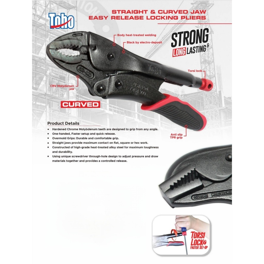 TANG BUAYA BENGKOK 10 INCH TOHO