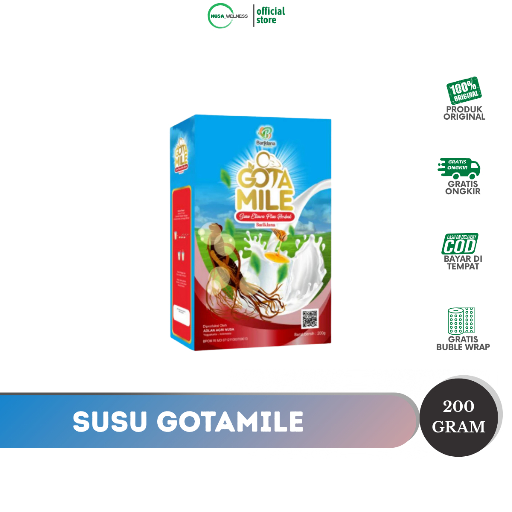 

SUSU GOTA MILE | susu herbal pilihan | cocok untuk seluruh keluarga | sehat dan bernutrisi | original 100% | ready stok