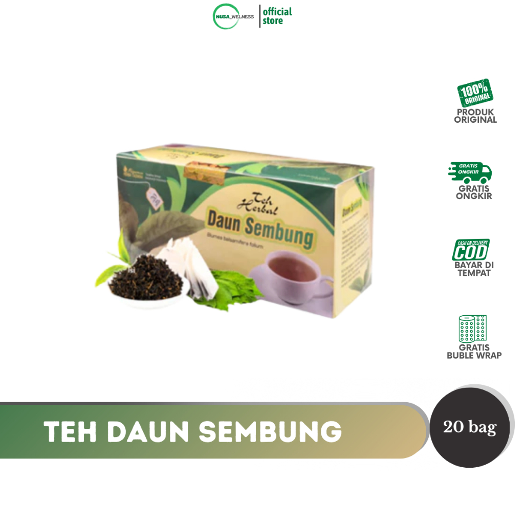 

TEH CELUP DAUN SEMBUNG TAZAKKA ORIGINAL | minuman kesehatan herbal | bantu detoks & atasi radang | melancarkan pencernaan | meredakan masalah pernapasan | olahan standar SNI, CPOTB & ISO | 100% original Tazakka | bisa COD