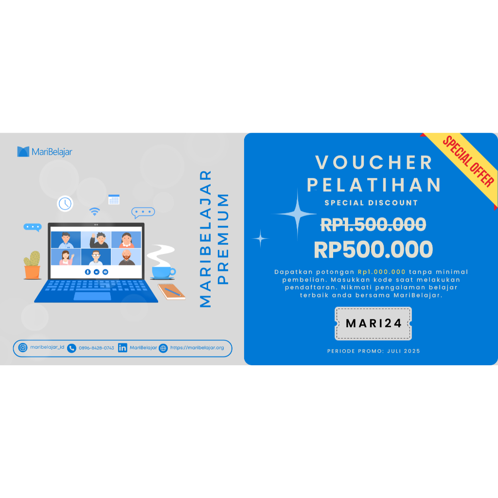 Voucher MariBelajar Premium: Analisis Data Penelitian dengan Python