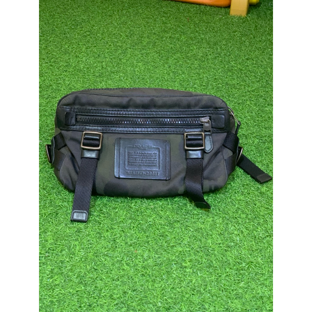 Coach waist bag canvas camo second original