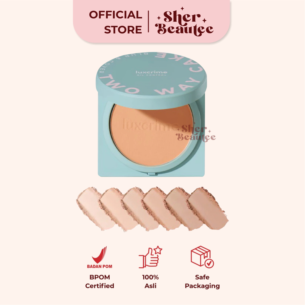 Luxcrime Blur & Cover Two Way Cake Oil Control S1117