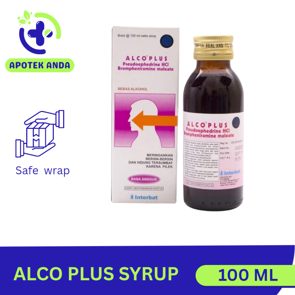 

ALCO PLUS SYRUP 100ML