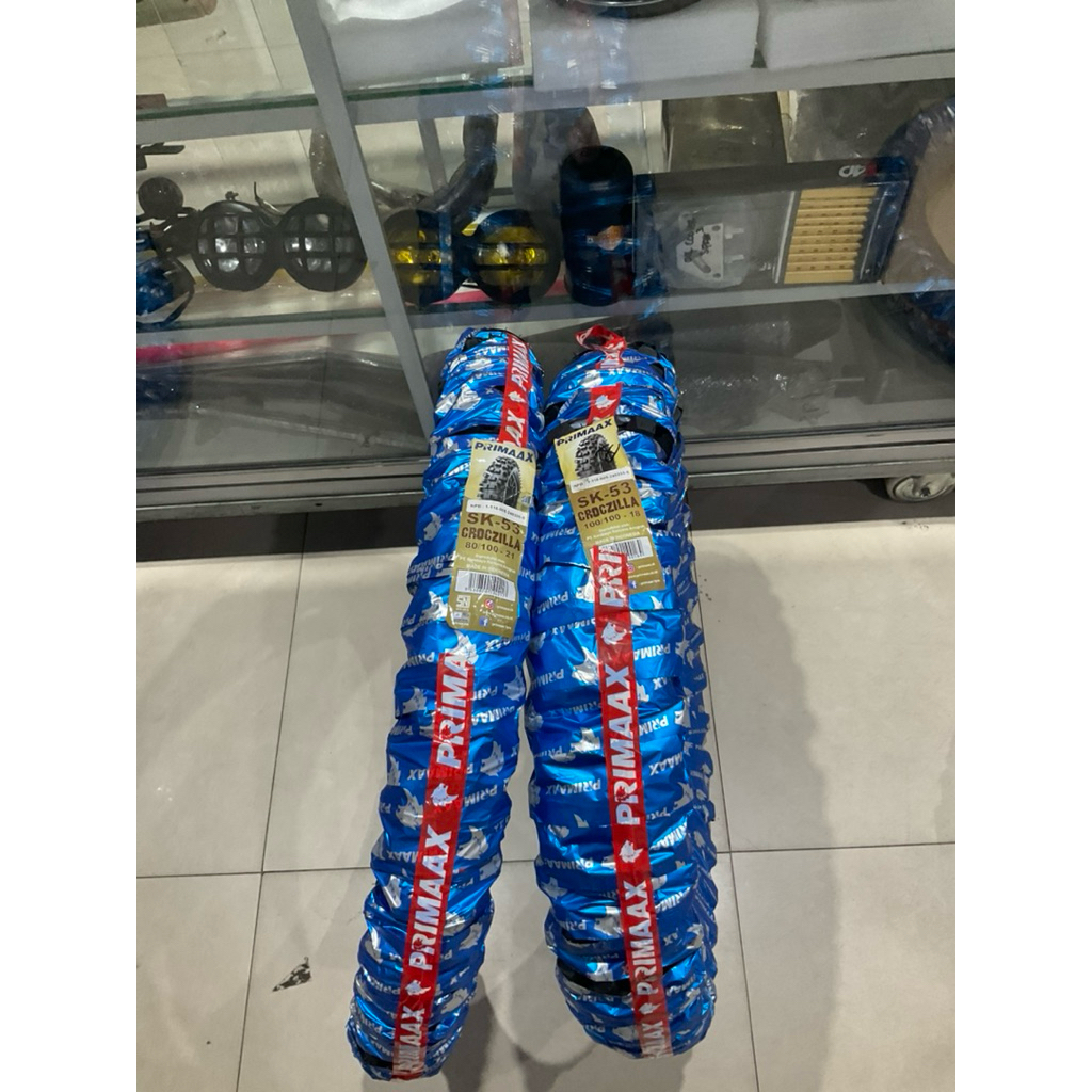 BAN LUAR TUBETYPE PRIMAX SK53 GRODZILA RING 18 21 100/100-18 80/100-21 ORIGINAL