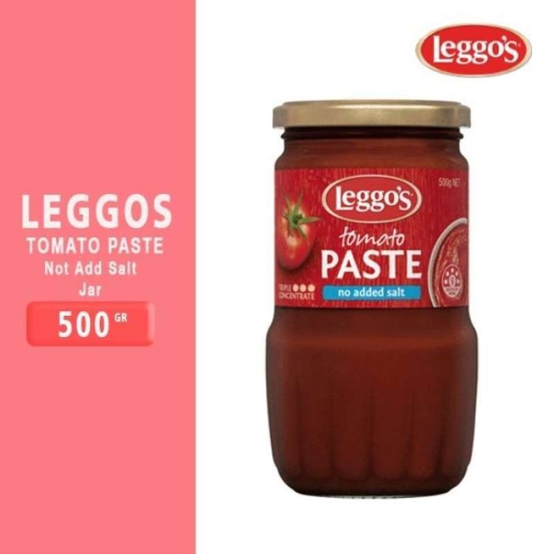 

[oddsolshop] pekanbaru/Leggo Tomato Paste No Added Salt Jar 500GR Saus Pasta Tomat Tanpa + Garam
