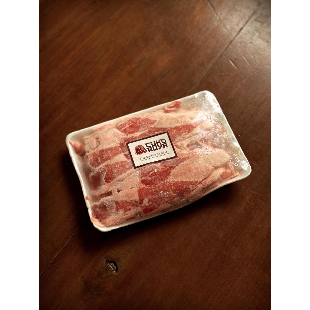 

AUS Shortplate Slice (Beef Slice Australia / Daging Sapi Slice BBQ) 500g Premium