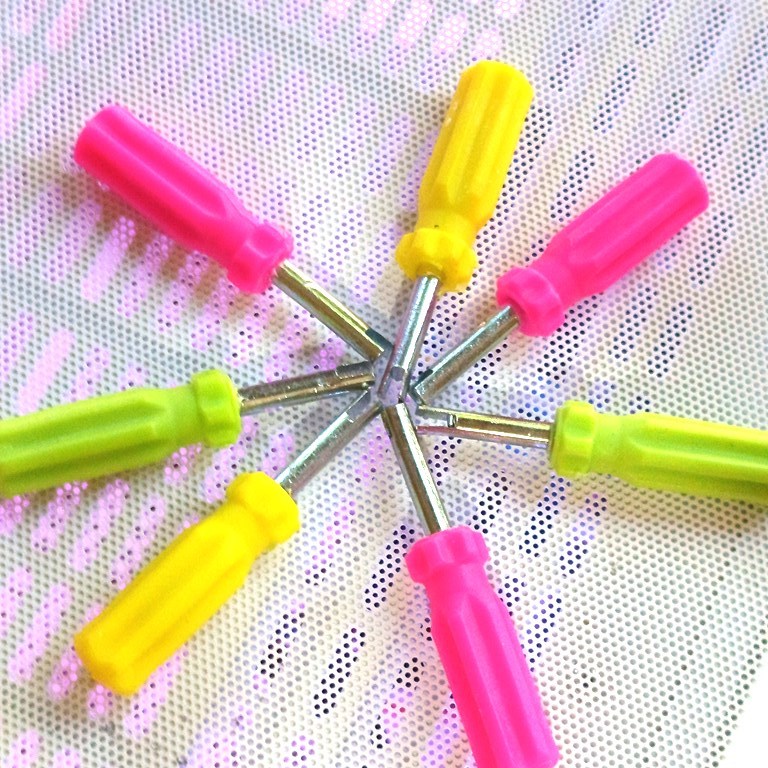 OBENG PEMBUKA PENTIL WARNA WARNI kunci alat buka penarik spuyer ban motor mobil sepeda kendaraan ora