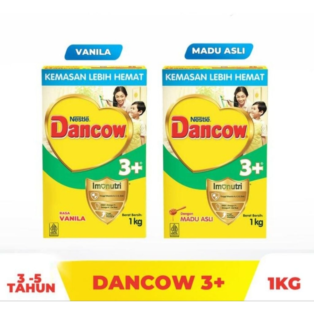 

DANCOW 3+ VANILA / MADU 1KG EXP.2026