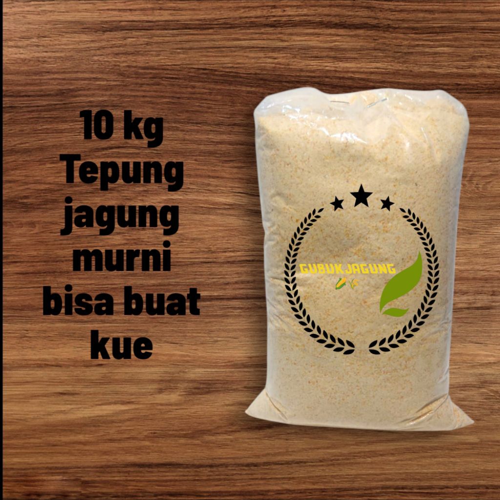 

10 KG TEPUNG JAGUNG MURNI 100% ASLI PRODUKSI SENDIRI BISA JUGA UNTUK BAHAN MEMBUAT KUE