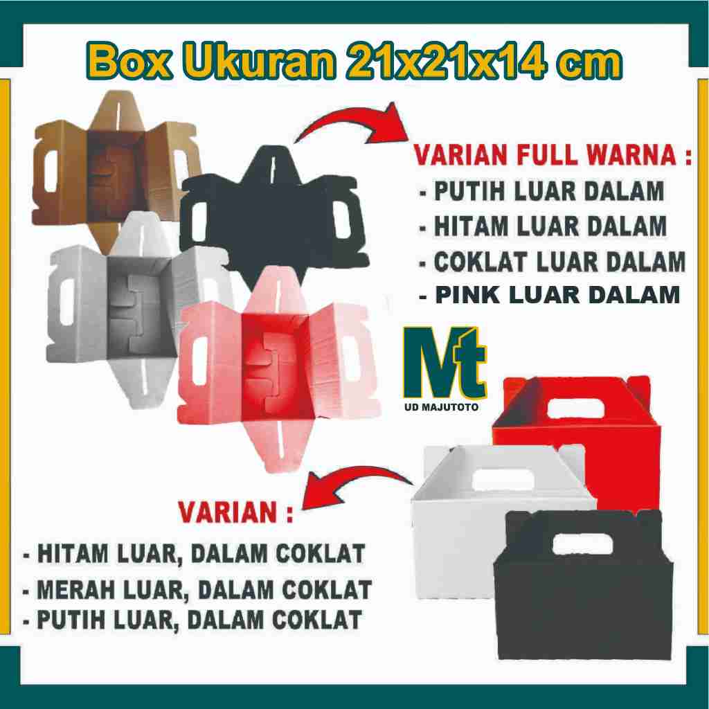 

Box Jinjing Ukuran 21x21x14 cm / BOX JINJING / Box Souvenir / Kardus Polos