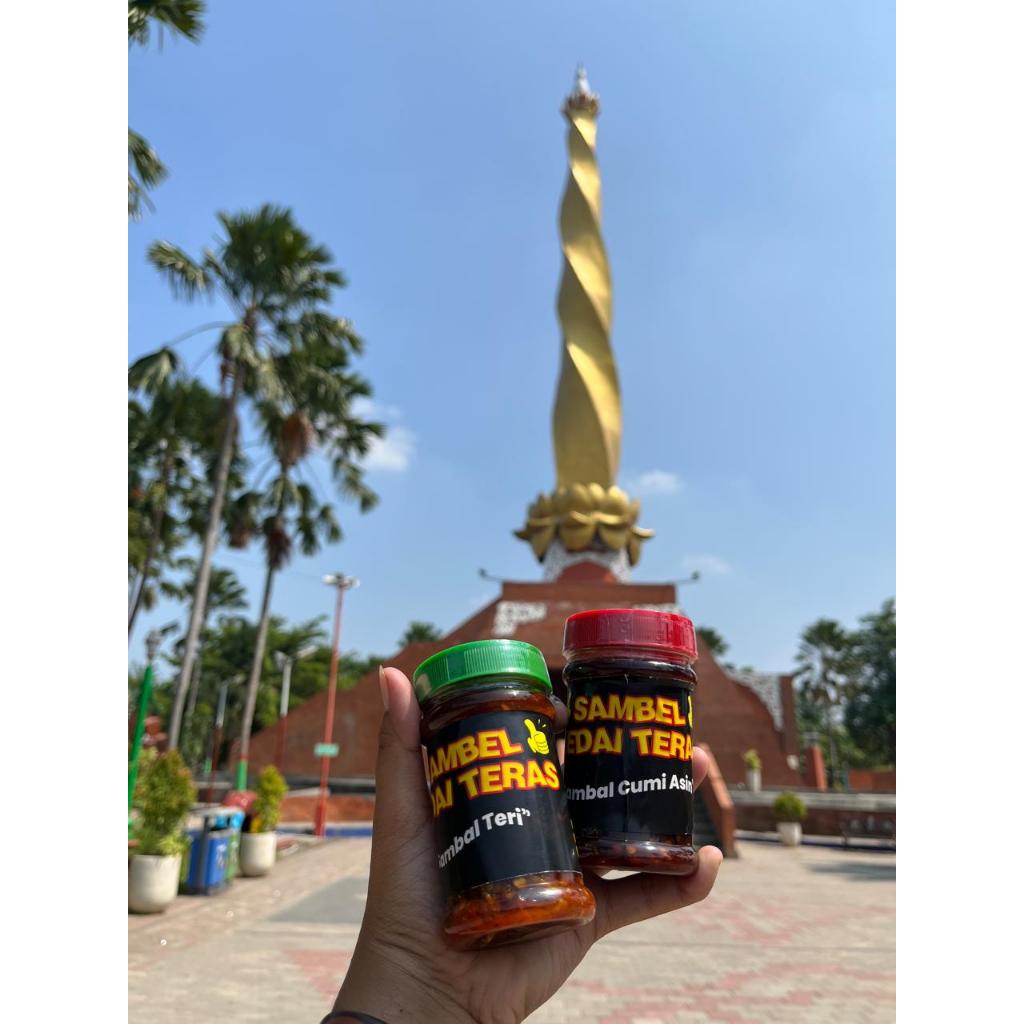 

sambel - sambal ikan teri siap saji enak kedai teras