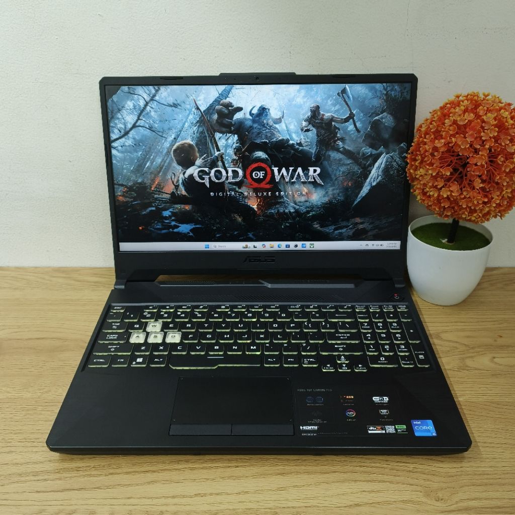 Laptop GAMING ASUS TUF F15 FX506H i5 gen11 ram16Gb/ssd512 Vga NVIDIA RTX 2050