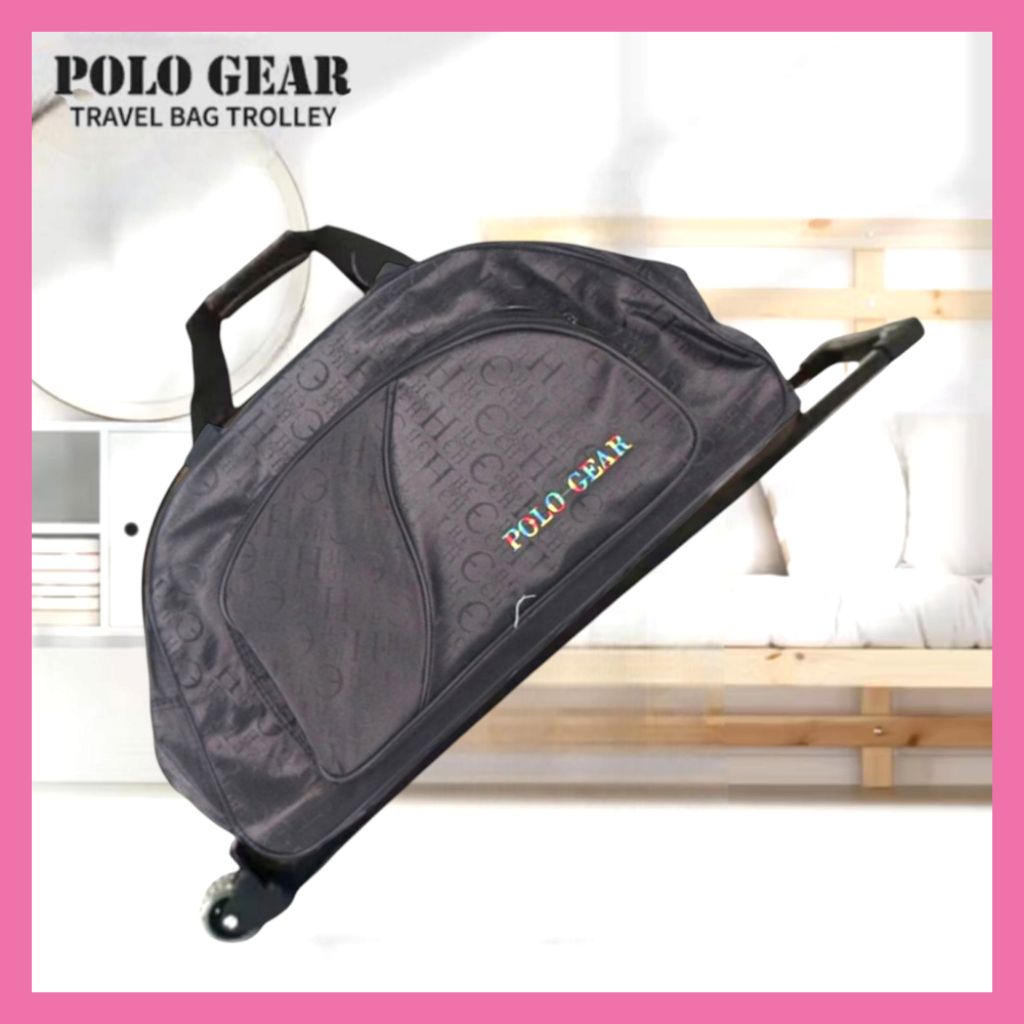 Tas Pakaian Trolly Polo Gear Tas Koper 2in1 Travel Bag