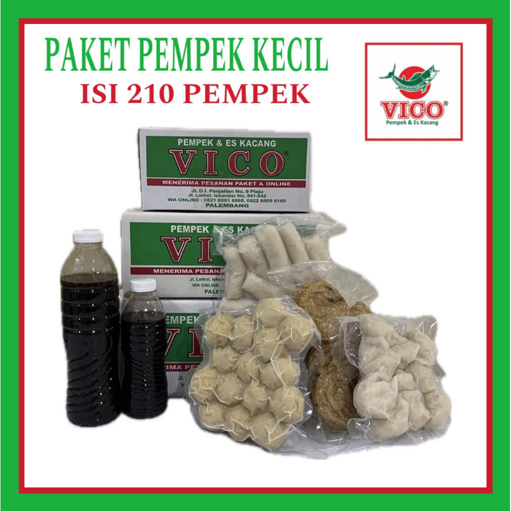 

Paket 210 Pempek Kecil (VICO PIM)